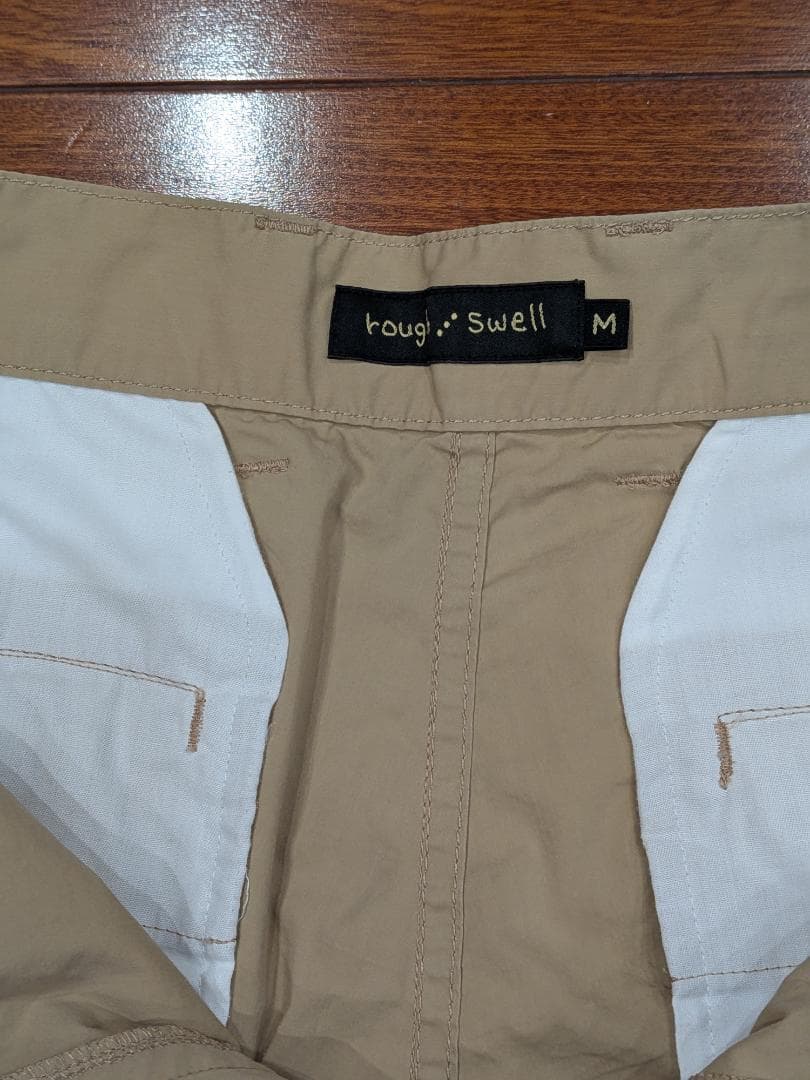 ラフアンドスウェル サスケ パンツ ベージュ ROUGH AND SWELL