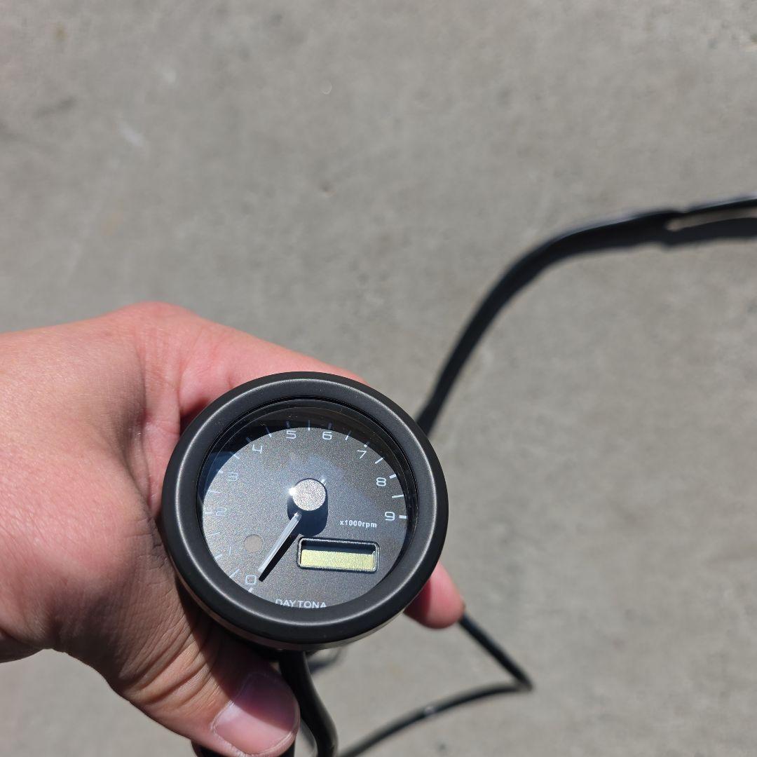 ダックス125 デイトナタコメーター　電源取り出しカプラー付き