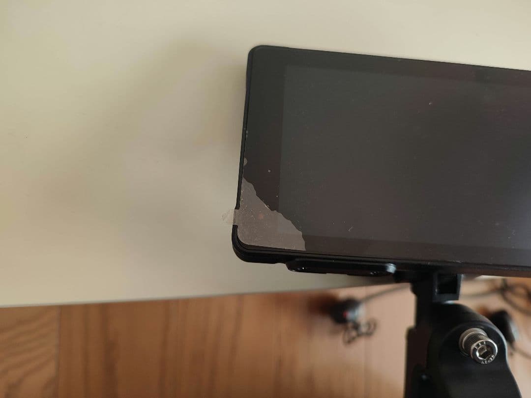 7インチ バックモニタ デュアルカメラ　バイク