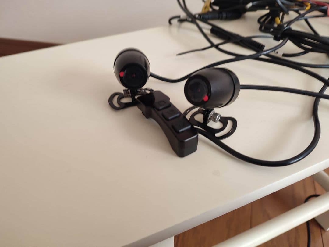 7インチ バックモニタ デュアルカメラ　バイク