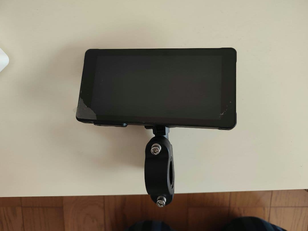 7インチ バックモニタ デュアルカメラ　バイク