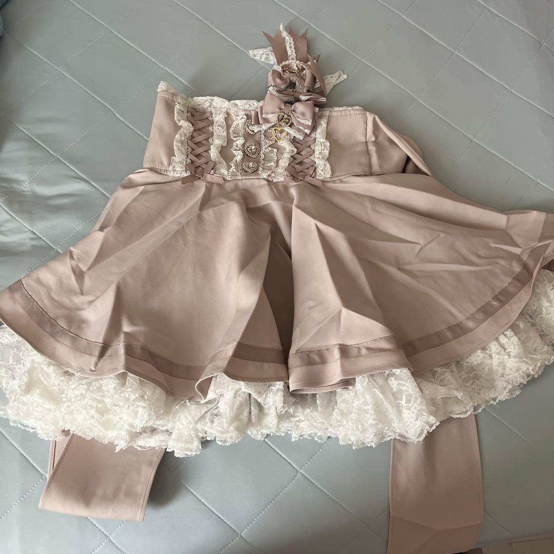 LIZLISA リボンボリュームフレアスカート