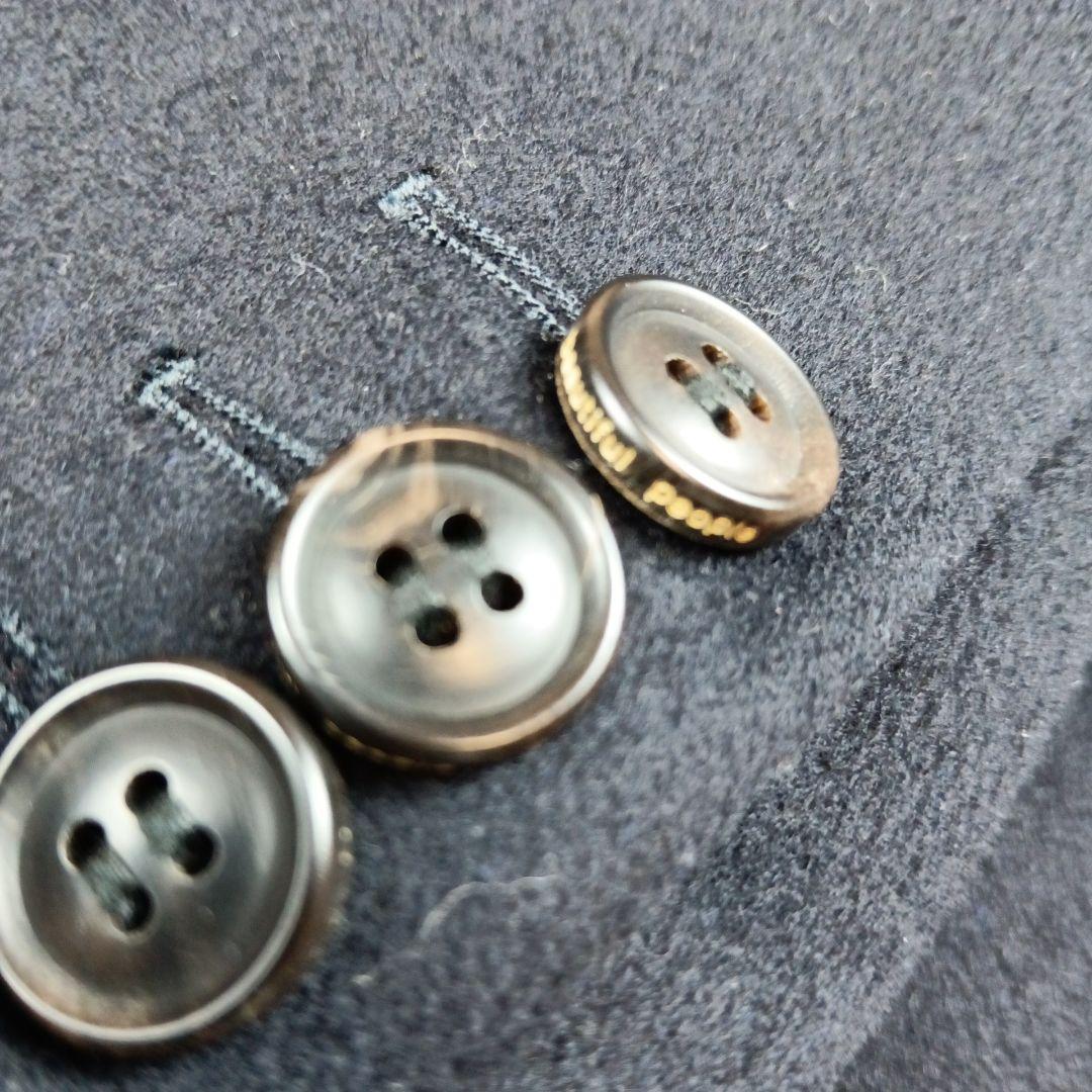 ビューティフルピープル チェスターコート ロロピアーナ カシミヤ混 ネイビー L