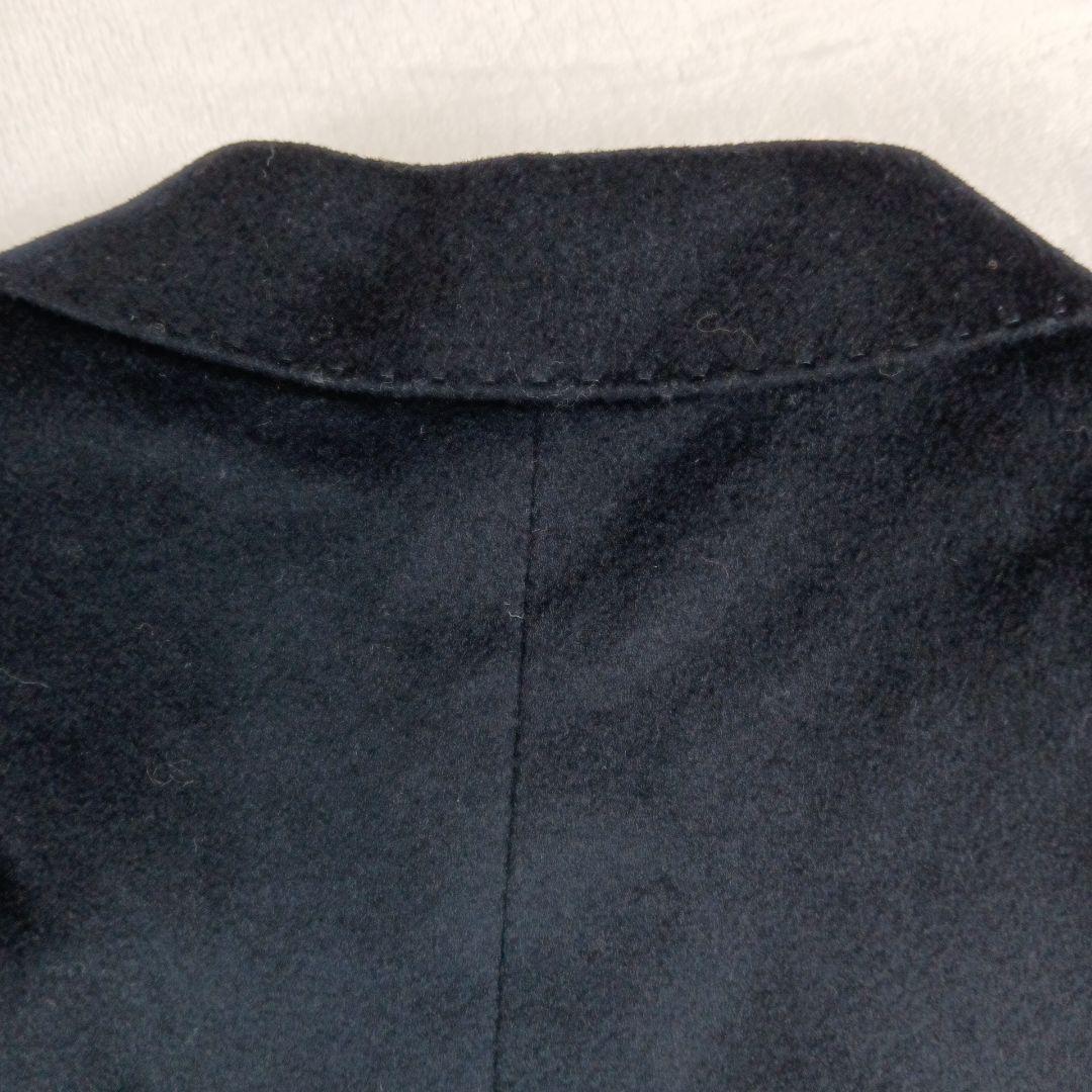 ビューティフルピープル チェスターコート ロロピアーナ カシミヤ混 ネイビー L