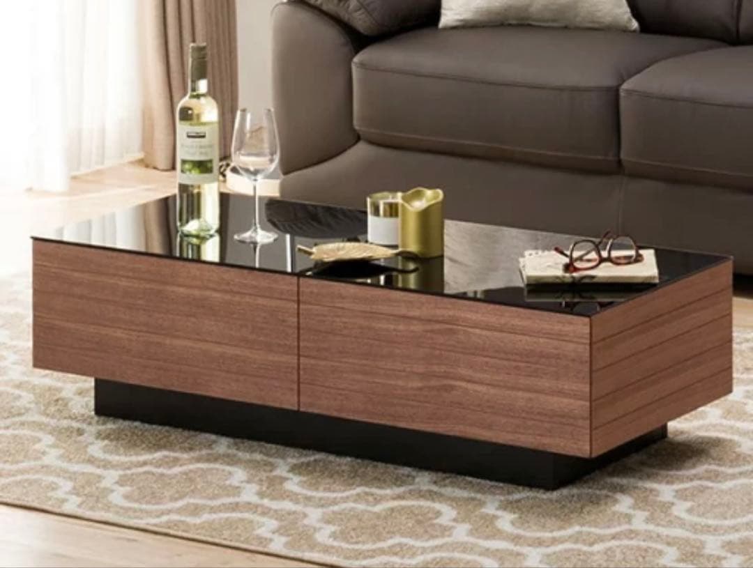 ローテーブル ウォルナット