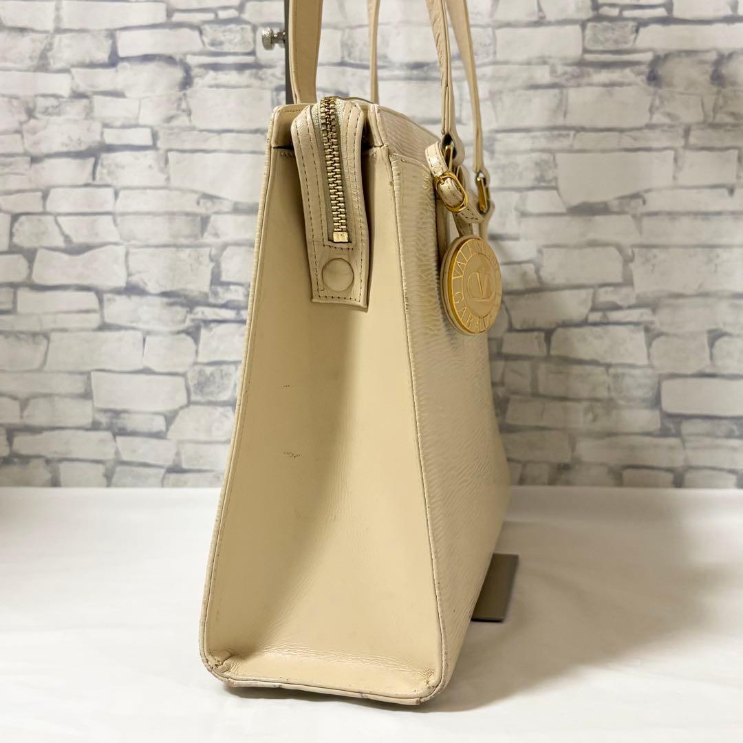 ヴァレンティノガラヴァーニ・エピレザー トートバッグ肩掛け A4可 保存袋付き