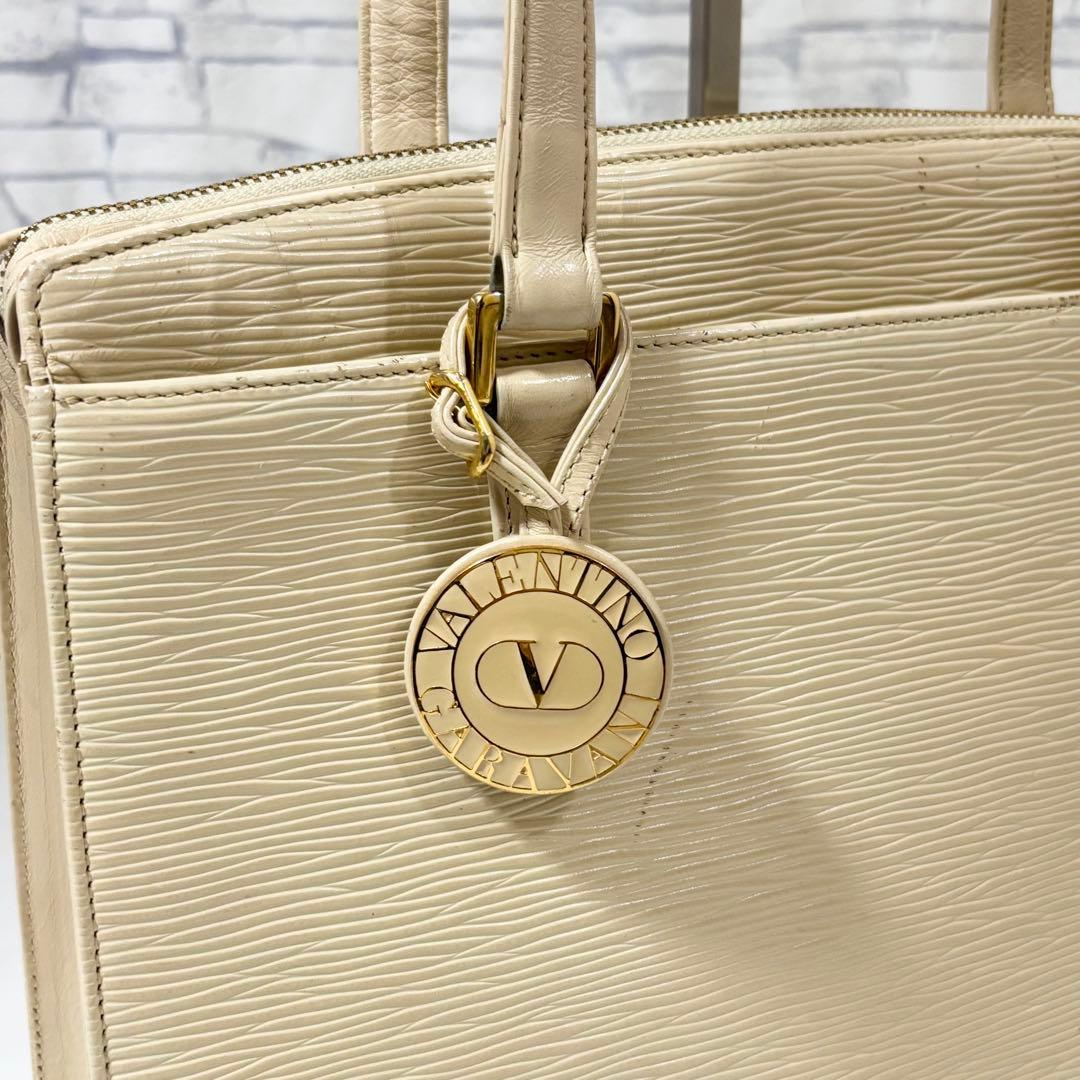 ヴァレンティノガラヴァーニ・エピレザー トートバッグ肩掛け A4可 保存袋付き