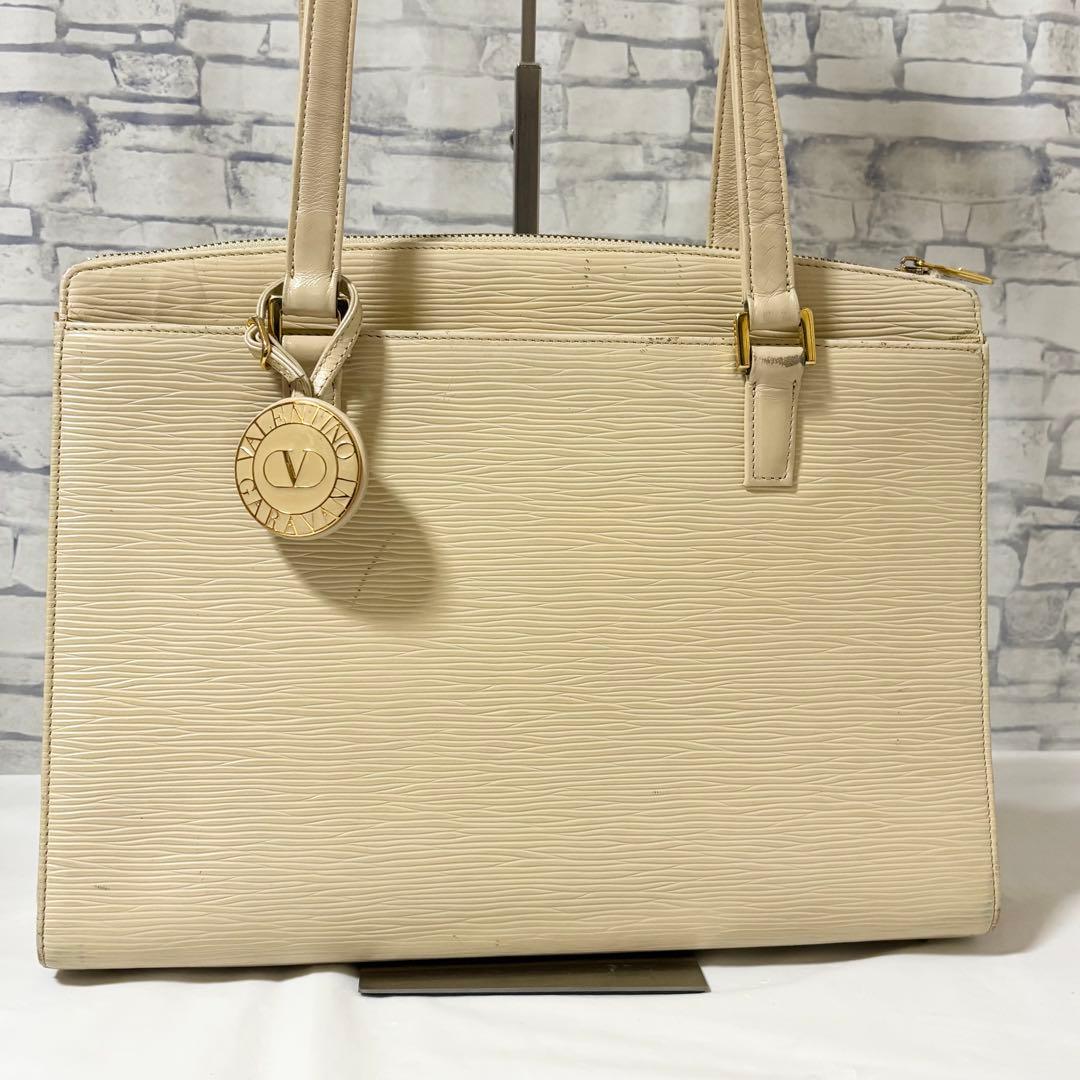 ヴァレンティノガラヴァーニ・エピレザー トートバッグ肩掛け A4可 保存袋付き