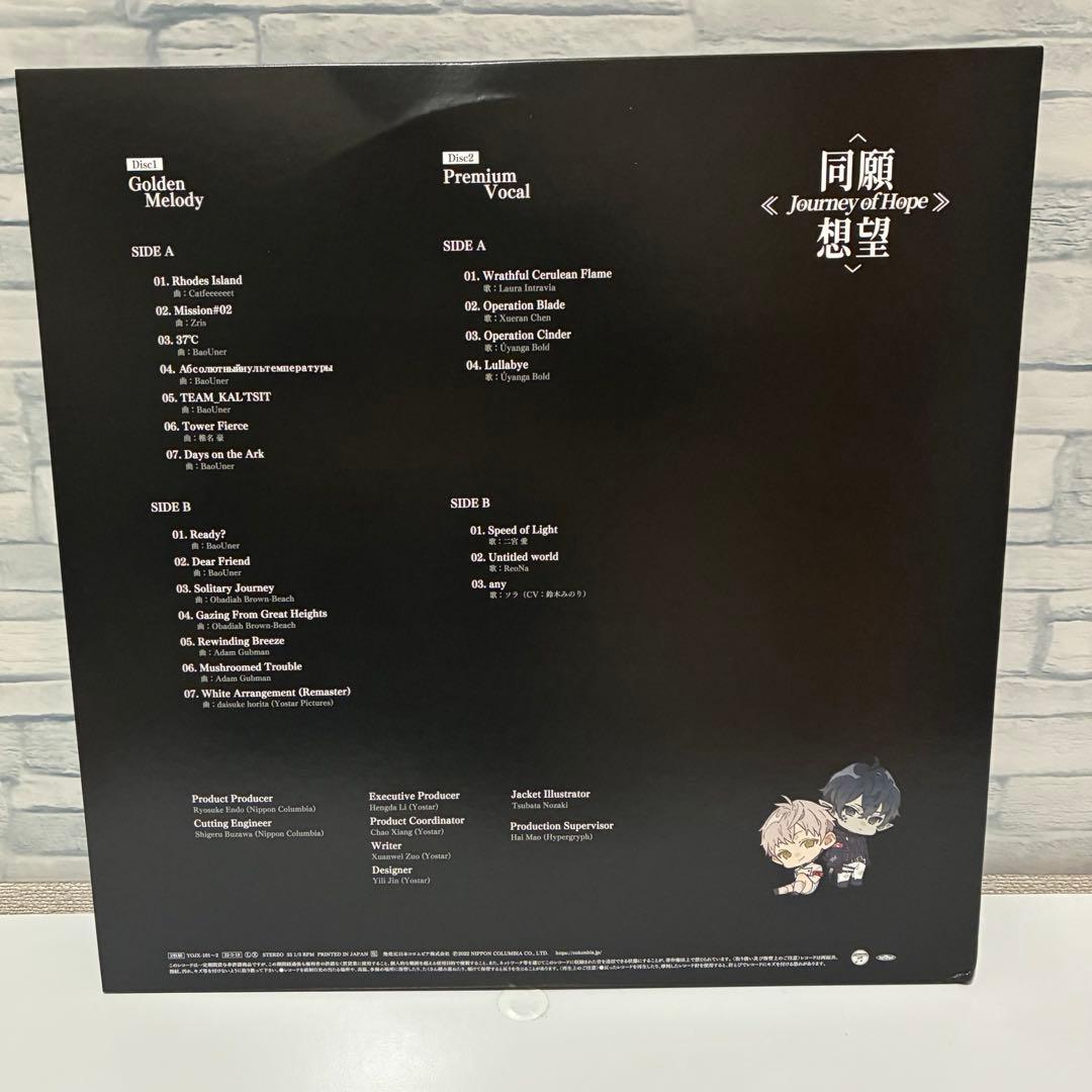 アークナイツ　2周年記念レコード 同願想望