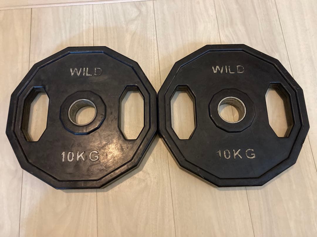 WILD オリンピック　プレート　10キロ　2枚 50㎜