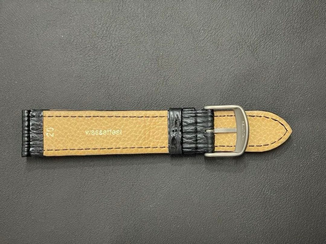 Sinn シャークレザーバンド 20 ブラック