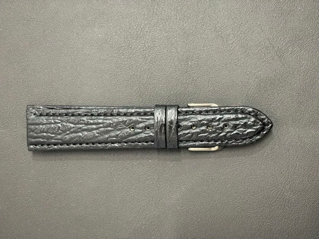 Sinn シャークレザーバンド 20 ブラック