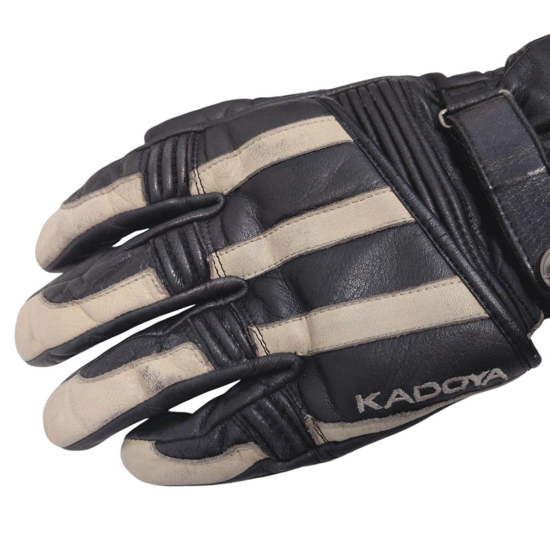 KADOYA カドヤ 本革レザーグローブ LL バイク用