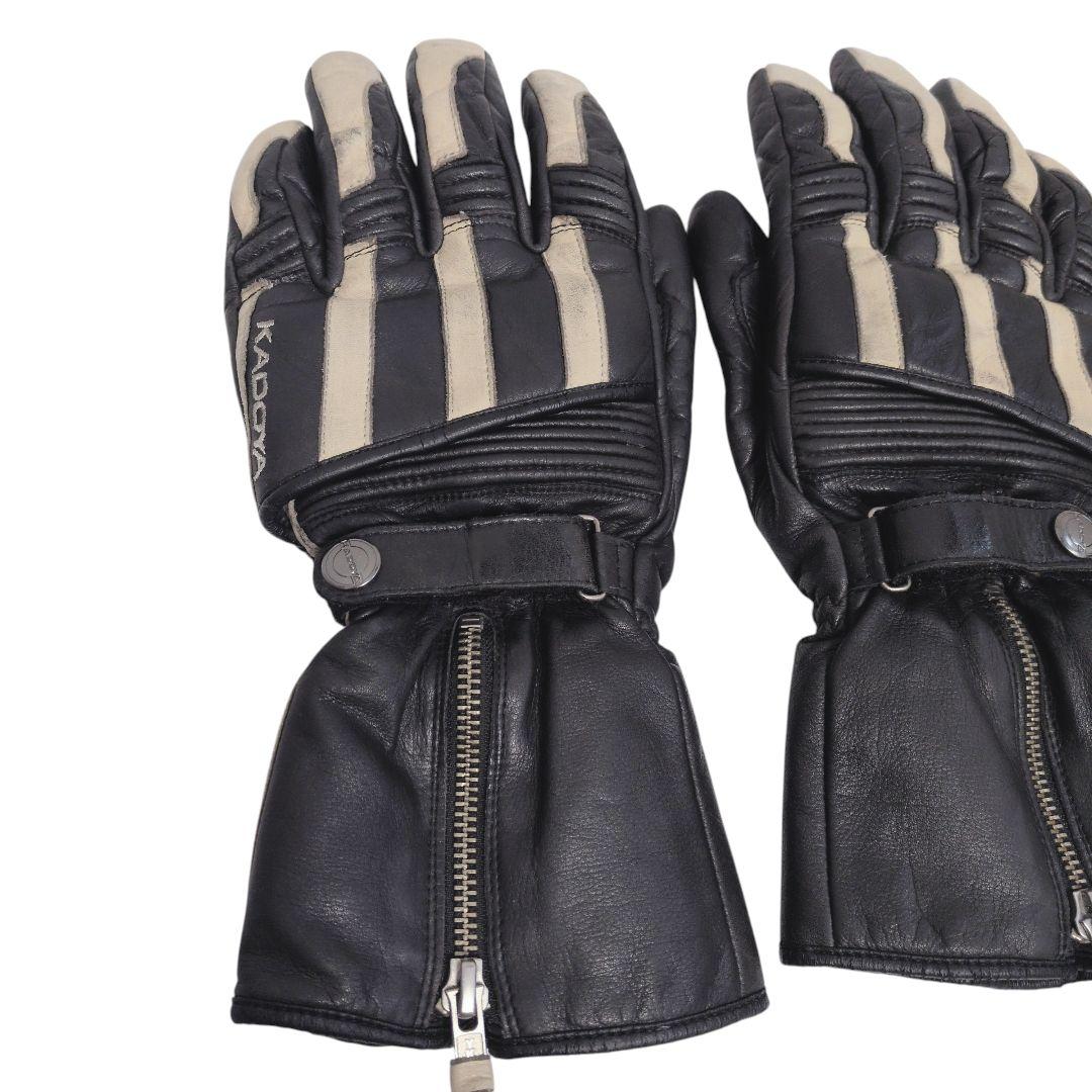 KADOYA カドヤ 本革レザーグローブ LL バイク用
