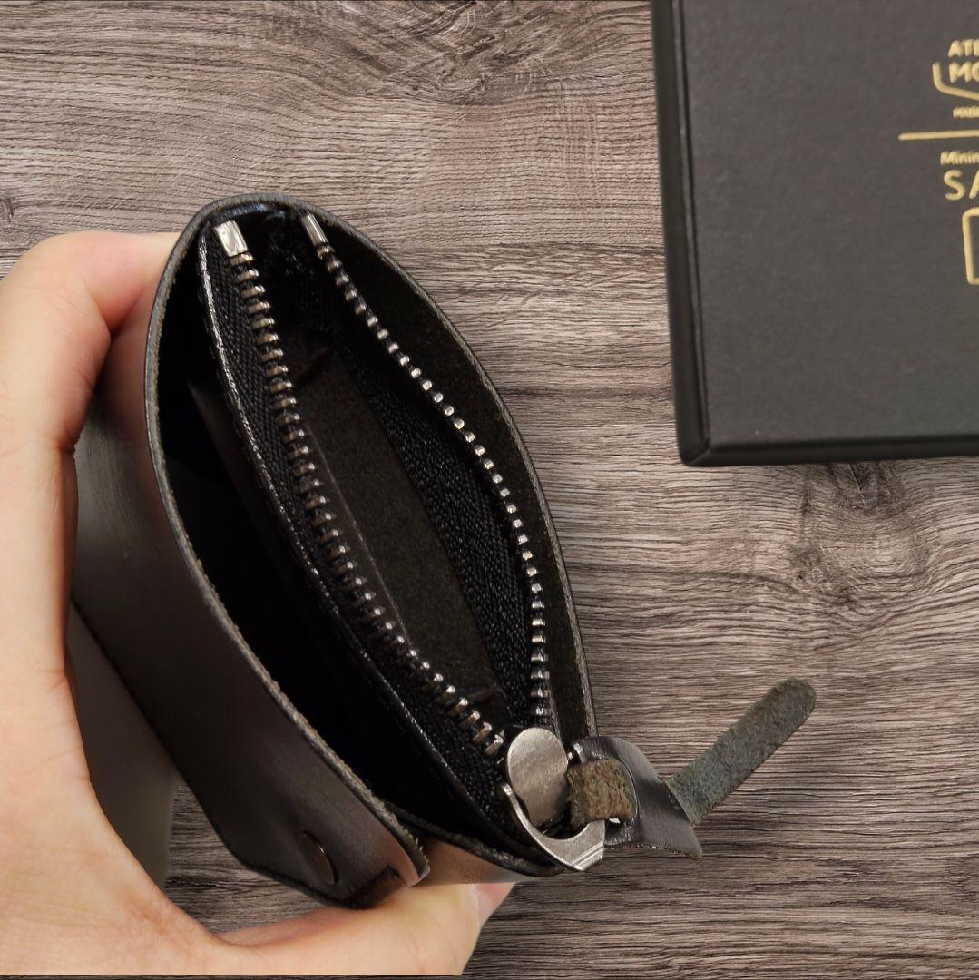 ATELIER MOKU Ver.3 Buttero黒　コンパクト財布