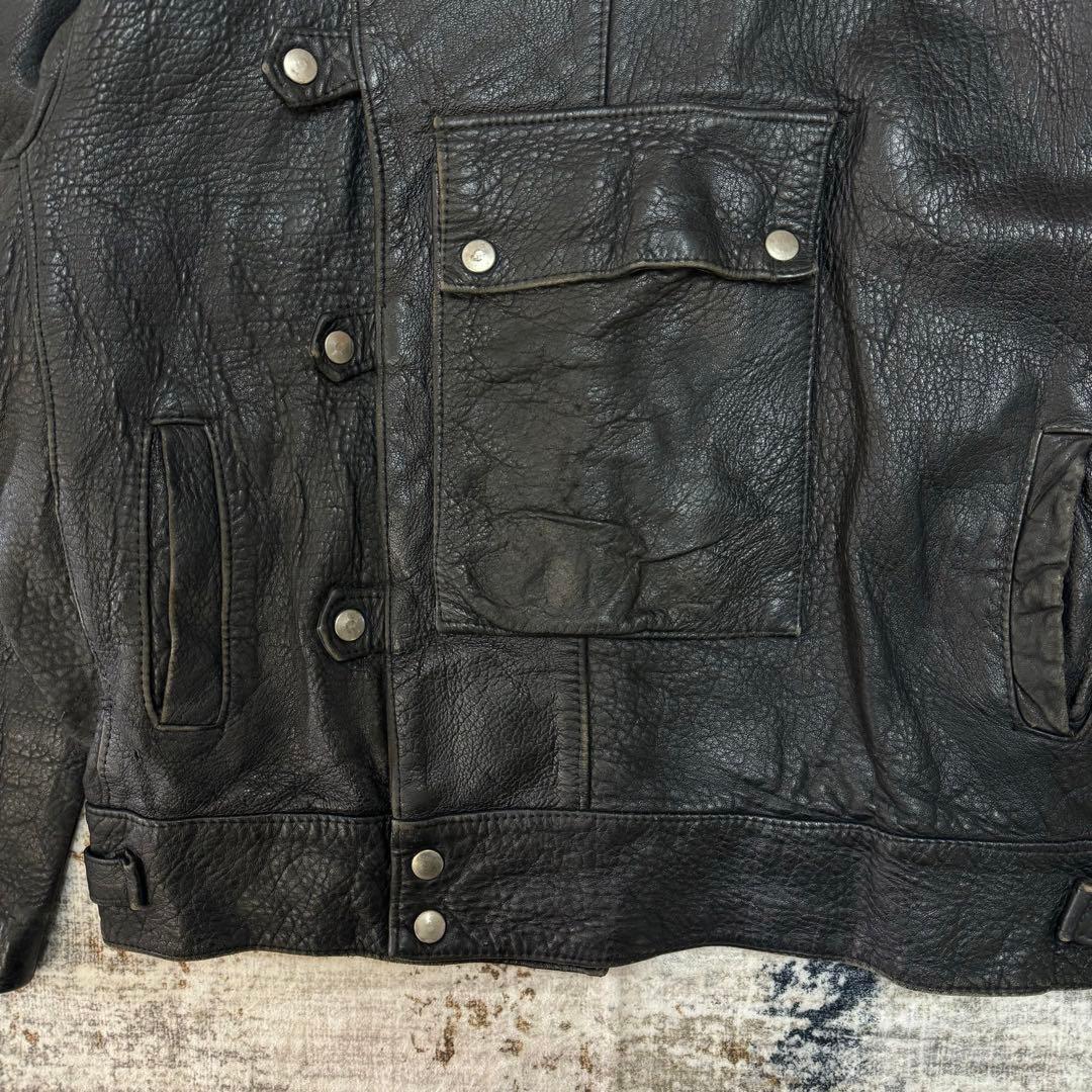 Motorcycle モーターサイクル レザージャケット スウェーデン軍 本革