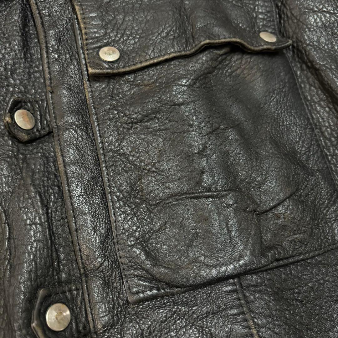 Motorcycle モーターサイクル レザージャケット スウェーデン軍 本革