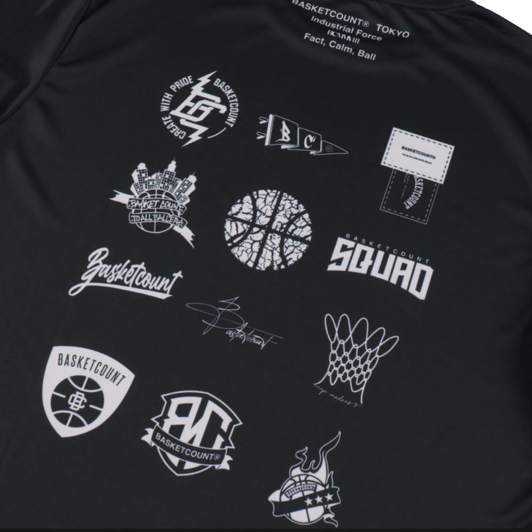 【BASKET COUNT】LOGOMANIA\" LONG T-SHIRT