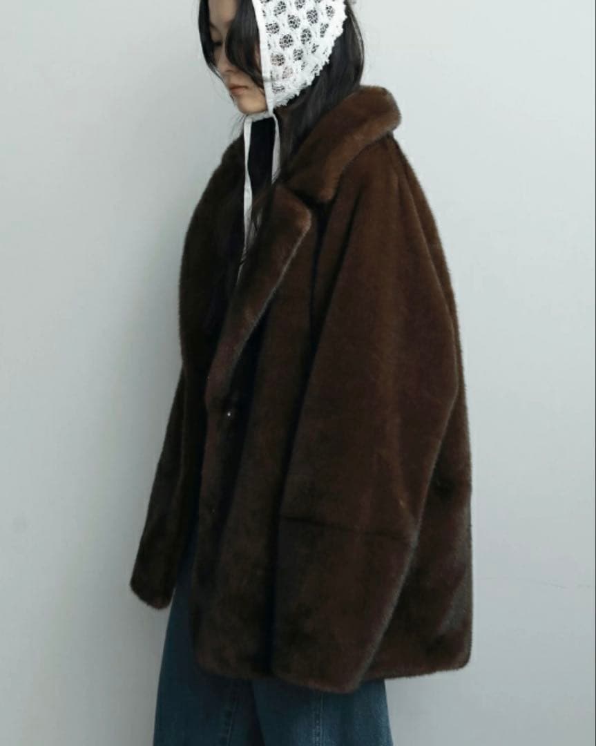 ジャケット・アウター anuke Eco Minkfur Jacket