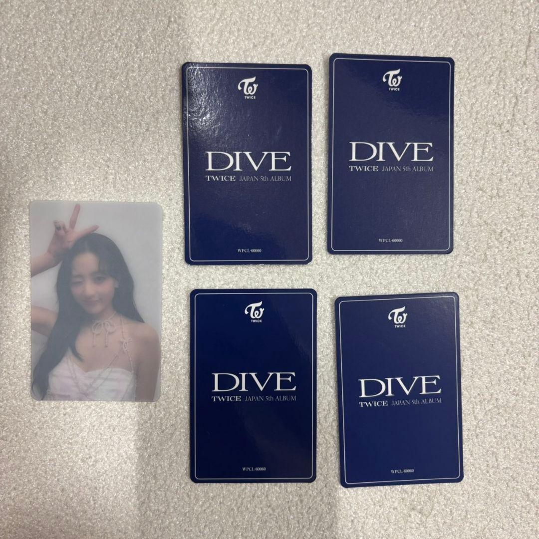 TWICE ジヒョ DIVE ジヒョ盤 トレカ　セット　cd