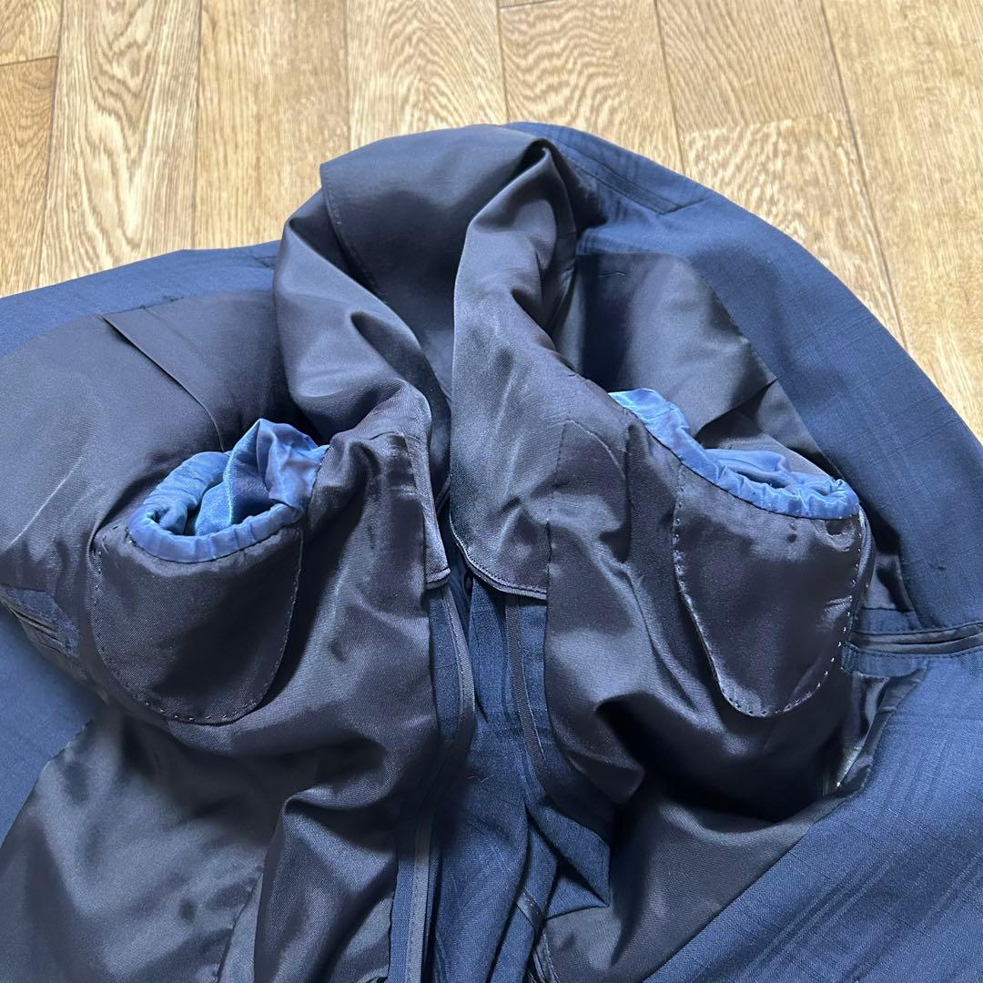 SUIT SELECT（スーツセレクト）　3ピーススーツネイビー　チェック柄