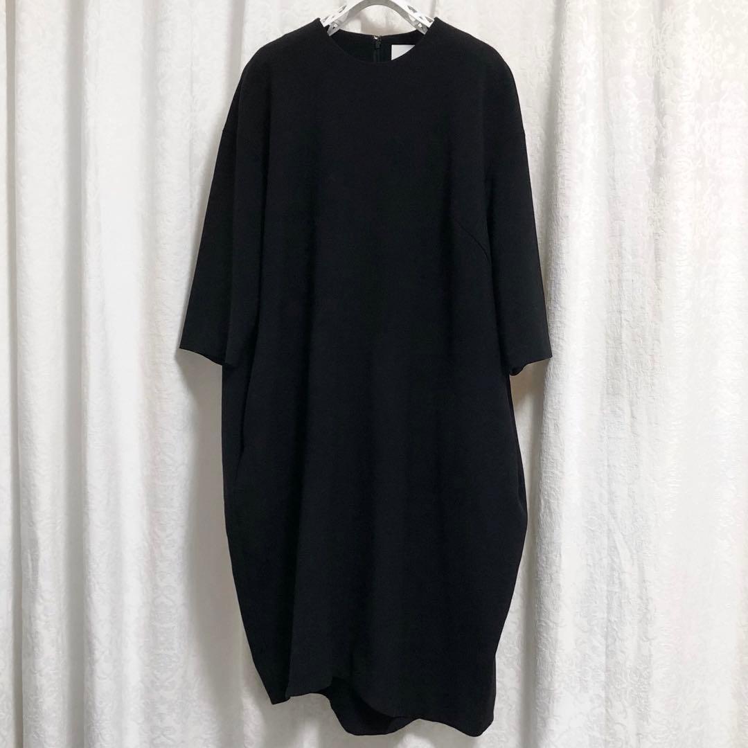 美品 3.9万 ENFOLD ダブルクロス アシンメコクーン ワンピース 36