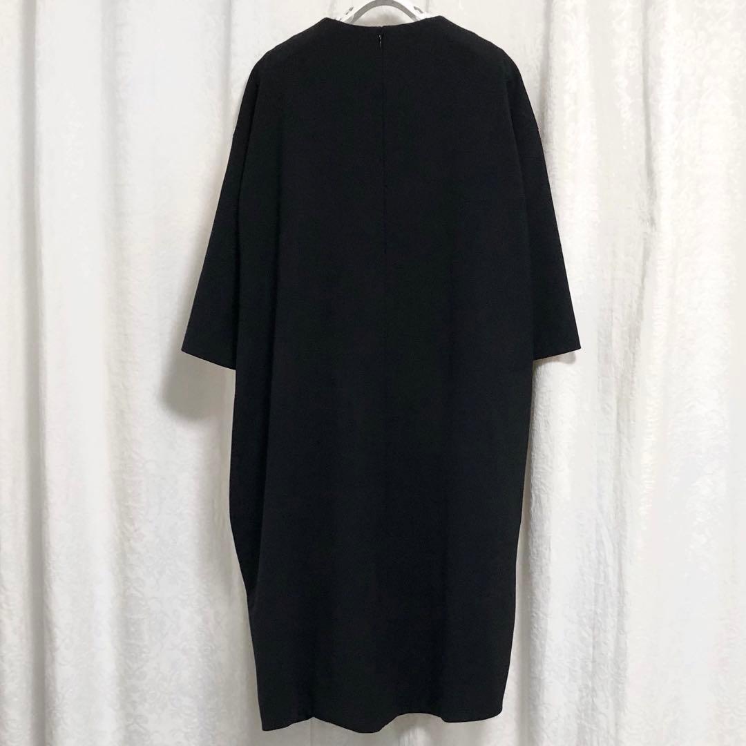 美品 3.9万 ENFOLD ダブルクロス アシンメコクーン ワンピース 36