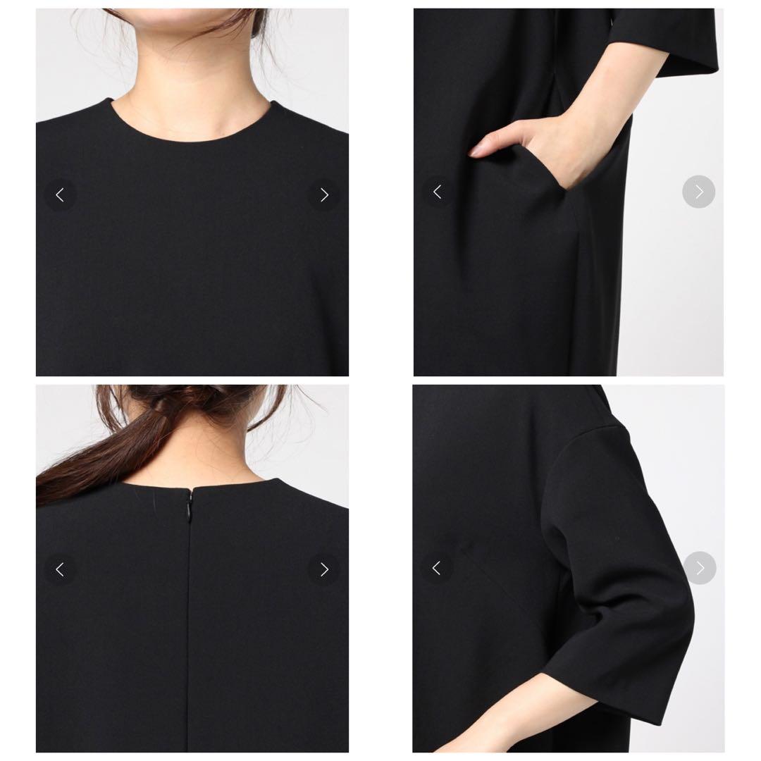 美品 3.9万 ENFOLD ダブルクロス アシンメコクーン ワンピース 36