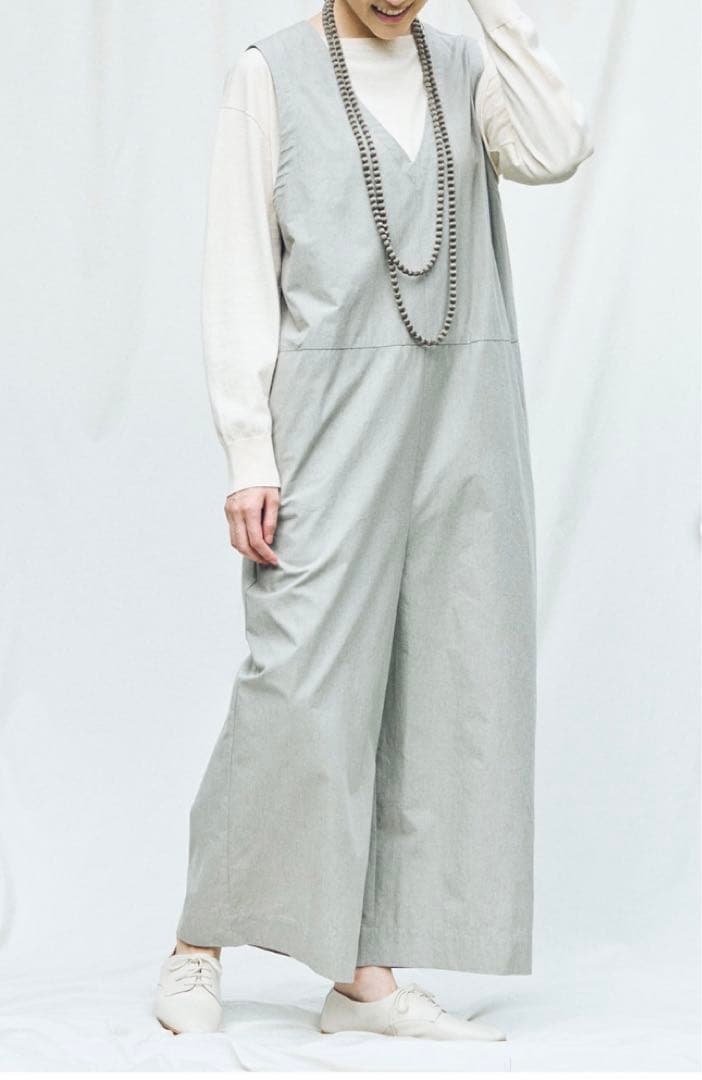 PRISTINE カラードポプリン　オールインワン　オーガニック　プリスティン