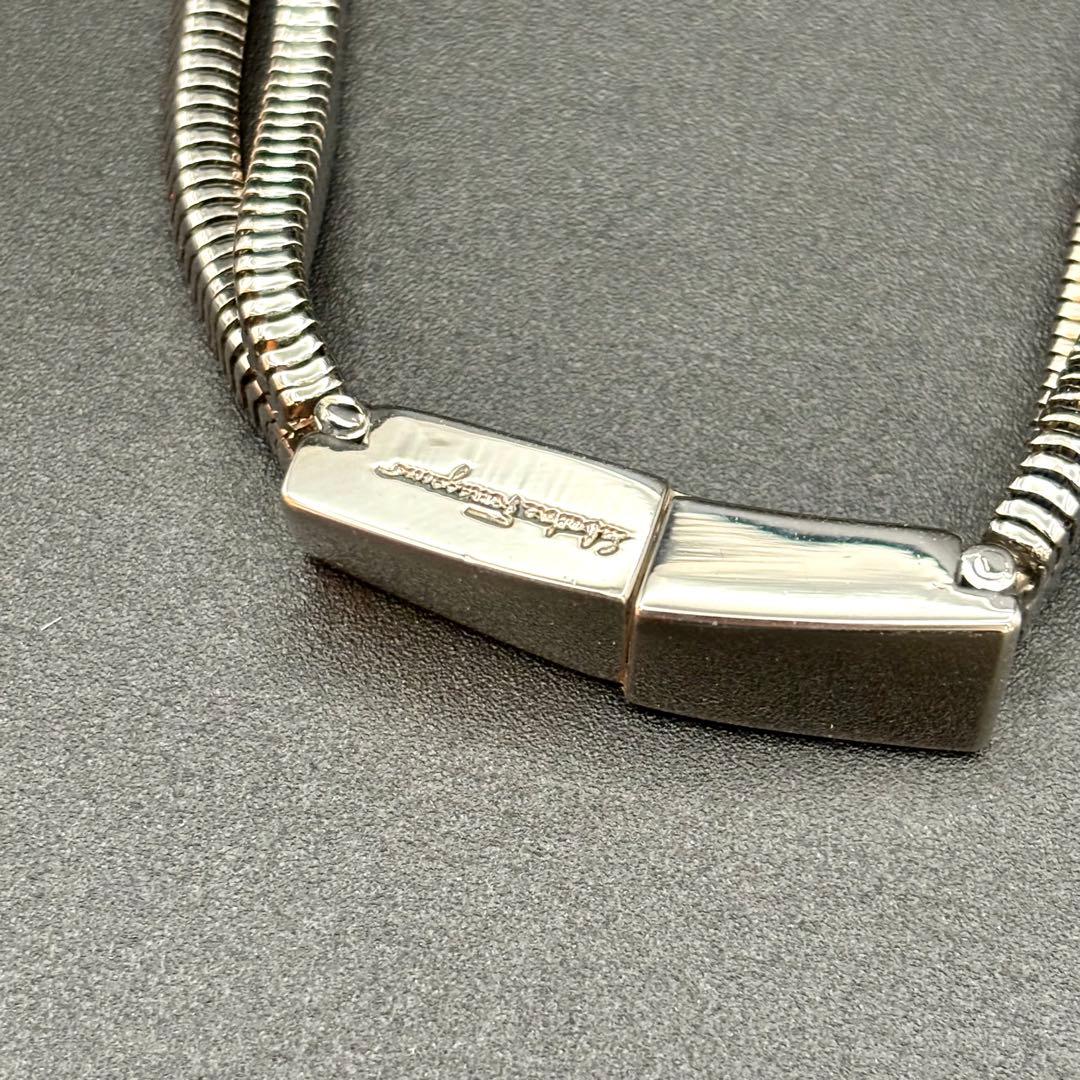 極美品✨Salvatore Ferragamo フェラガモ 2連 ネックレス