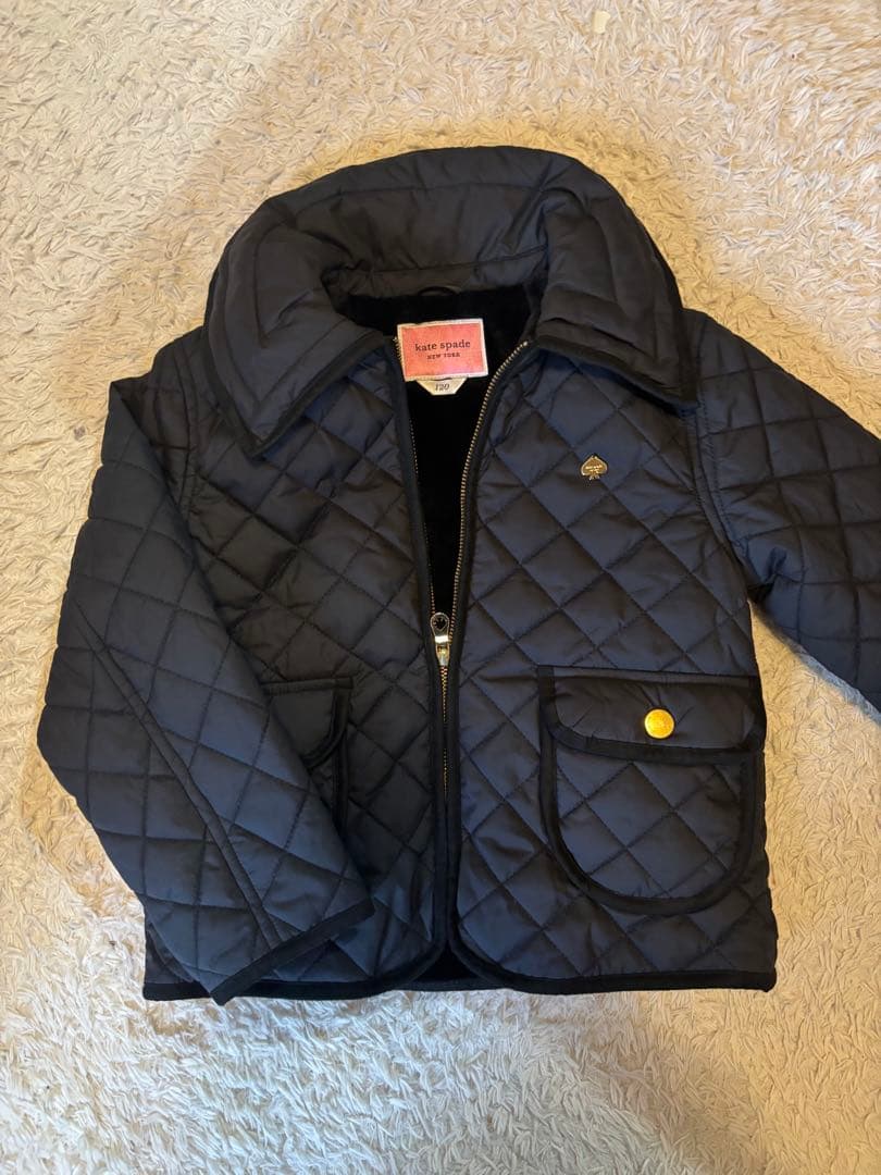 kate spade キルティング裏起毛ジャケット 120 新品未使用