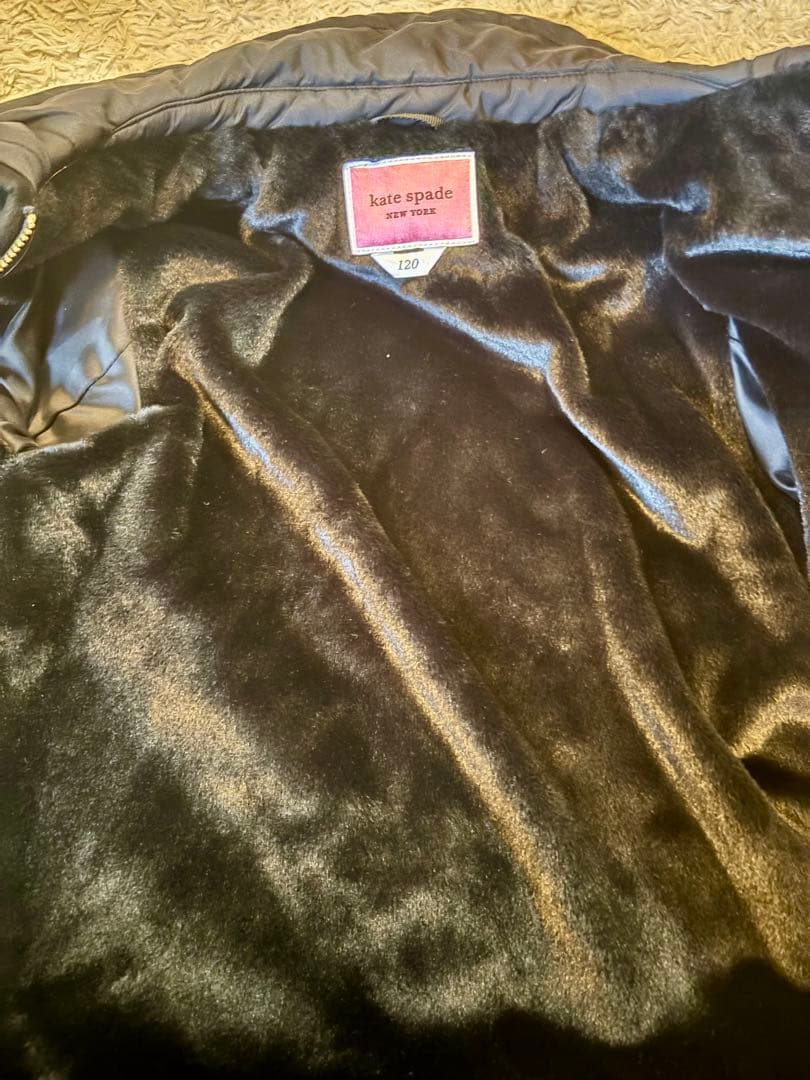kate spade キルティング裏起毛ジャケット 120 新品未使用