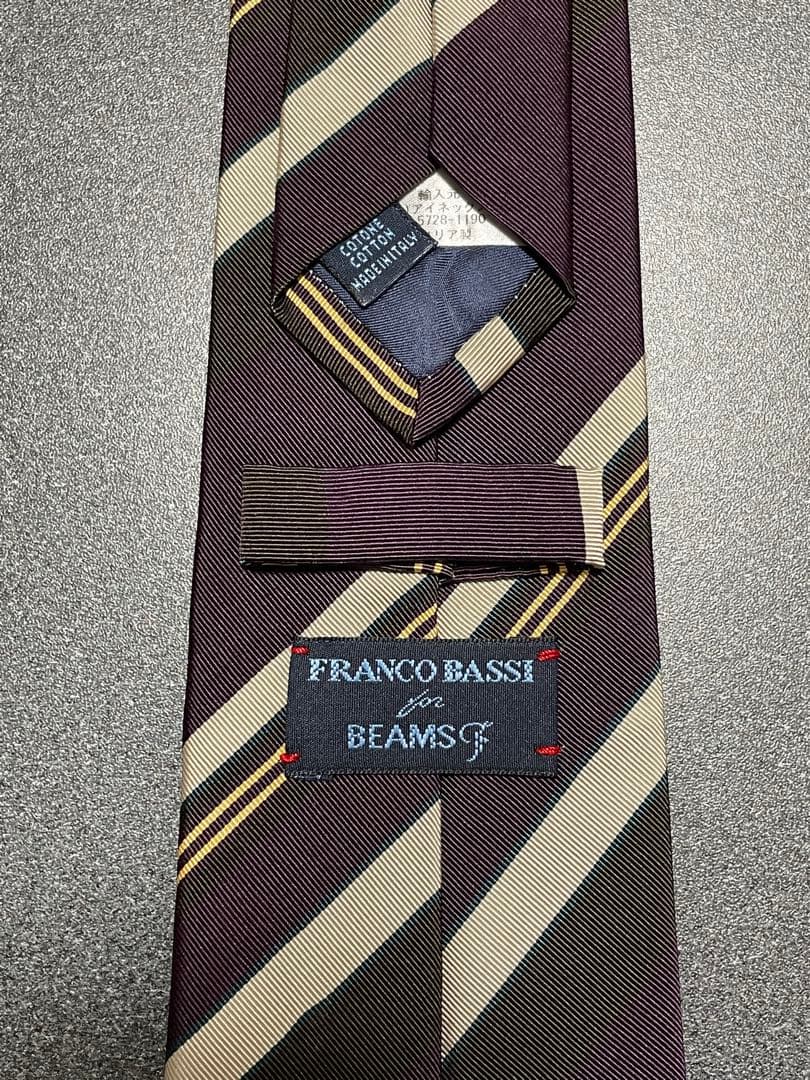 ★Flower★フランコバッシ BEAMS F 高級ネクタイ