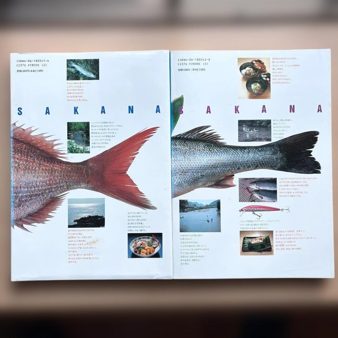 ビジュアル版 日本さかなづくし 全4巻セット 箱付き 講談社 魚 図鑑