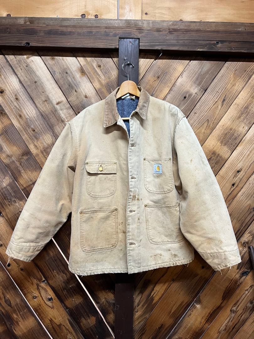 Carhartt カバーオール ベージュ　雰囲気系
