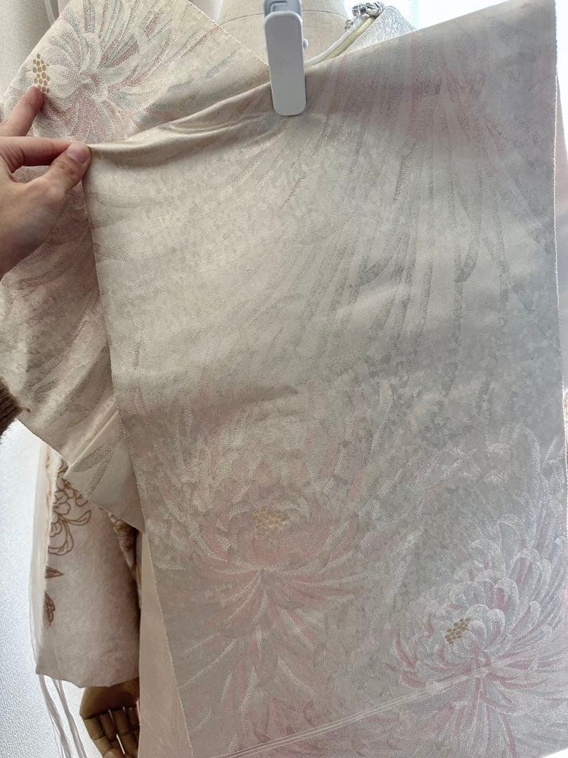 高級振袖　白地　フルセット　成人式