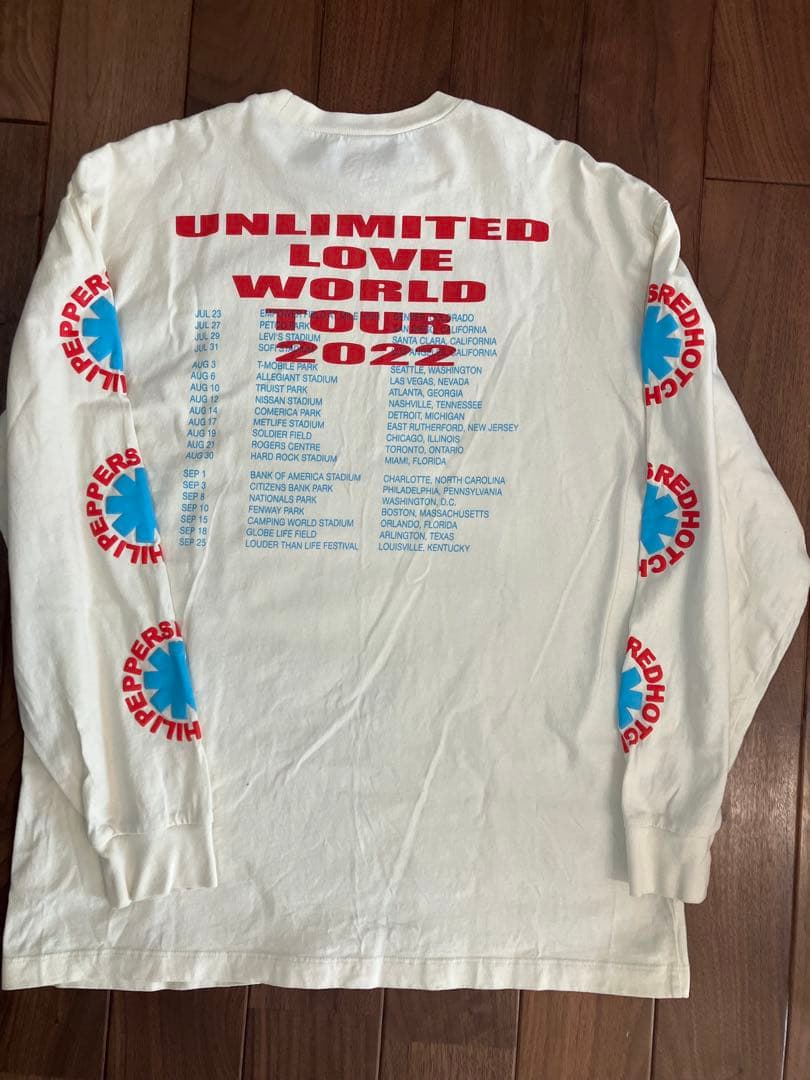 レッチリ ロンT LS red hot chili peppers M