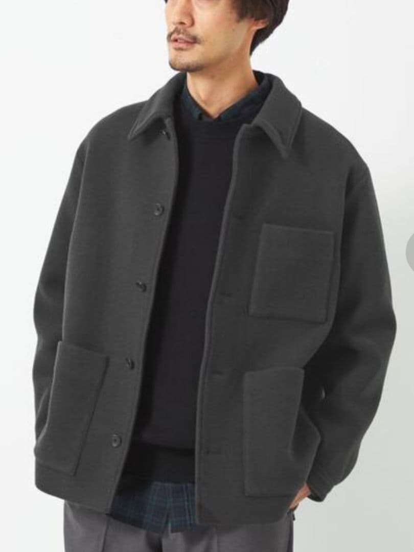 SENTDALE WOOL カバーオール 大山シュン ダークグレー S