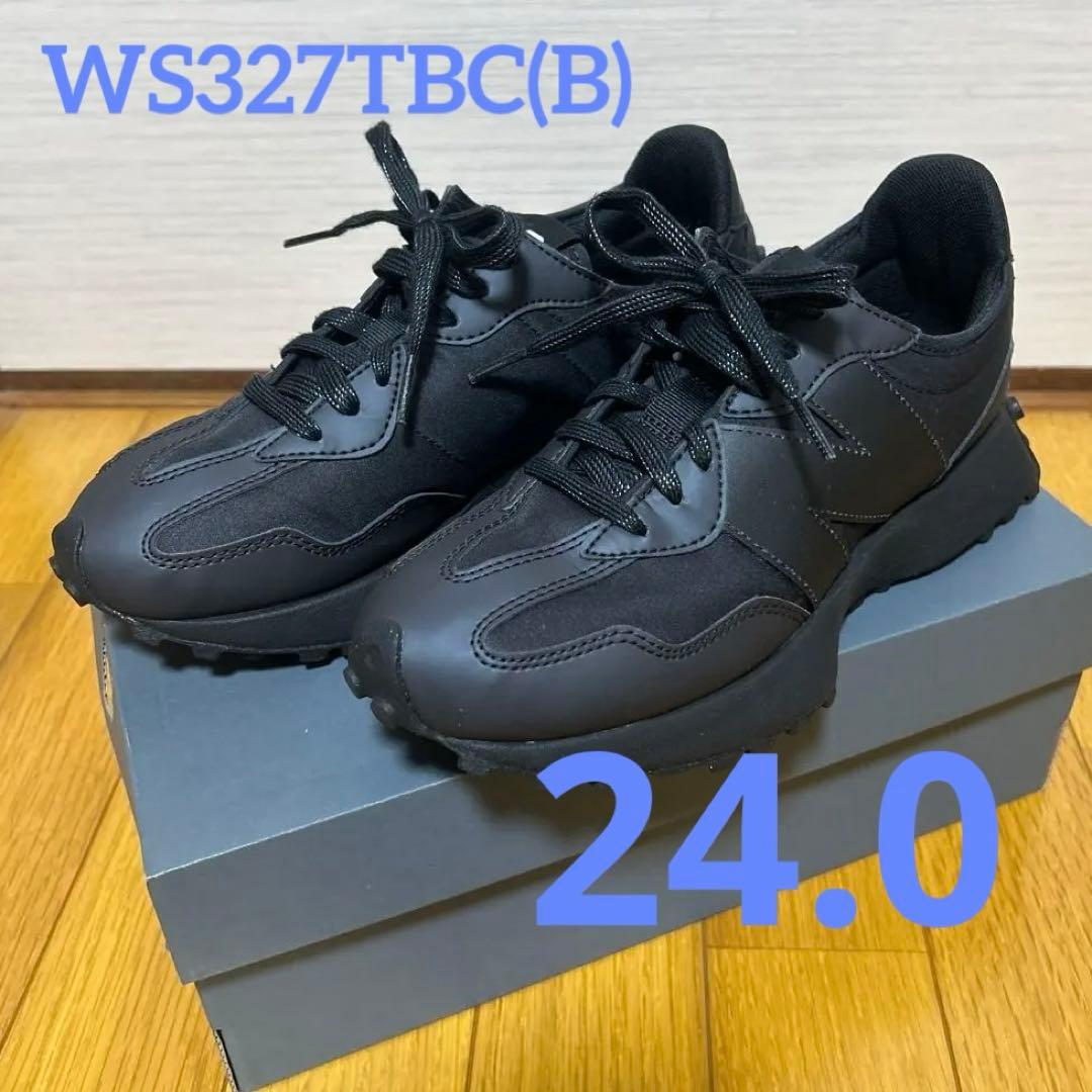 New Balance 327 オールブラック
