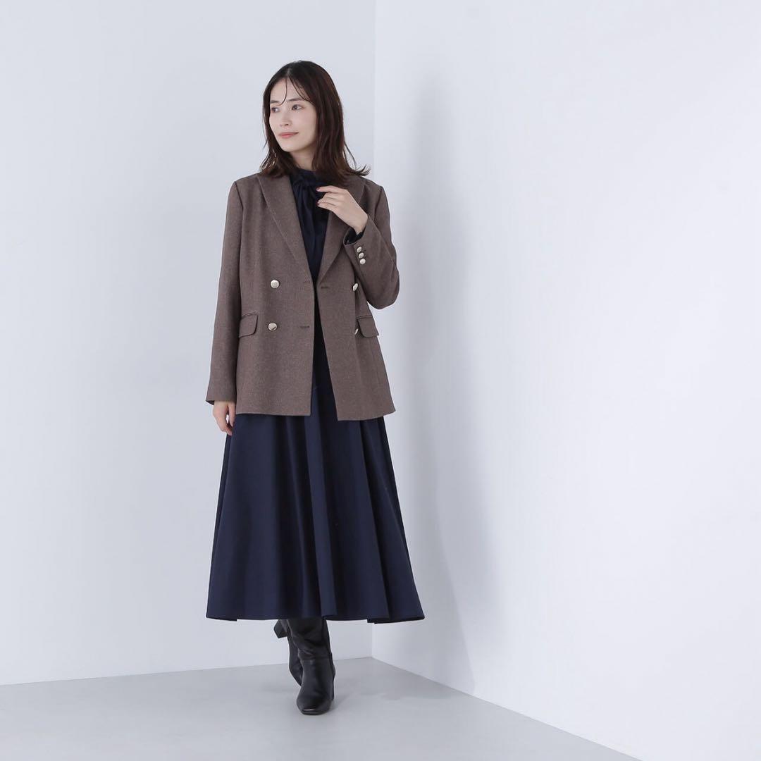 新品NATURAL BEAUTY BASIC ダブルブレストジャケ