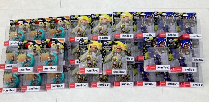 amiboスプラトゥーン3 ブルー・イエロー・コジャケ　各12 計36個セット