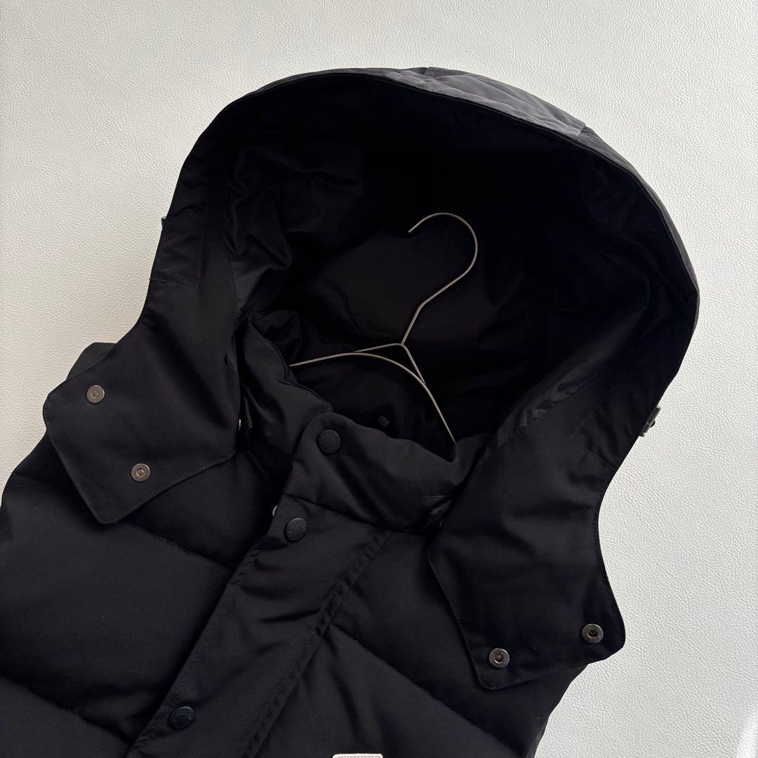 02459-7 DANTON ダントン　ダウンベスト　メンズ　フード　L