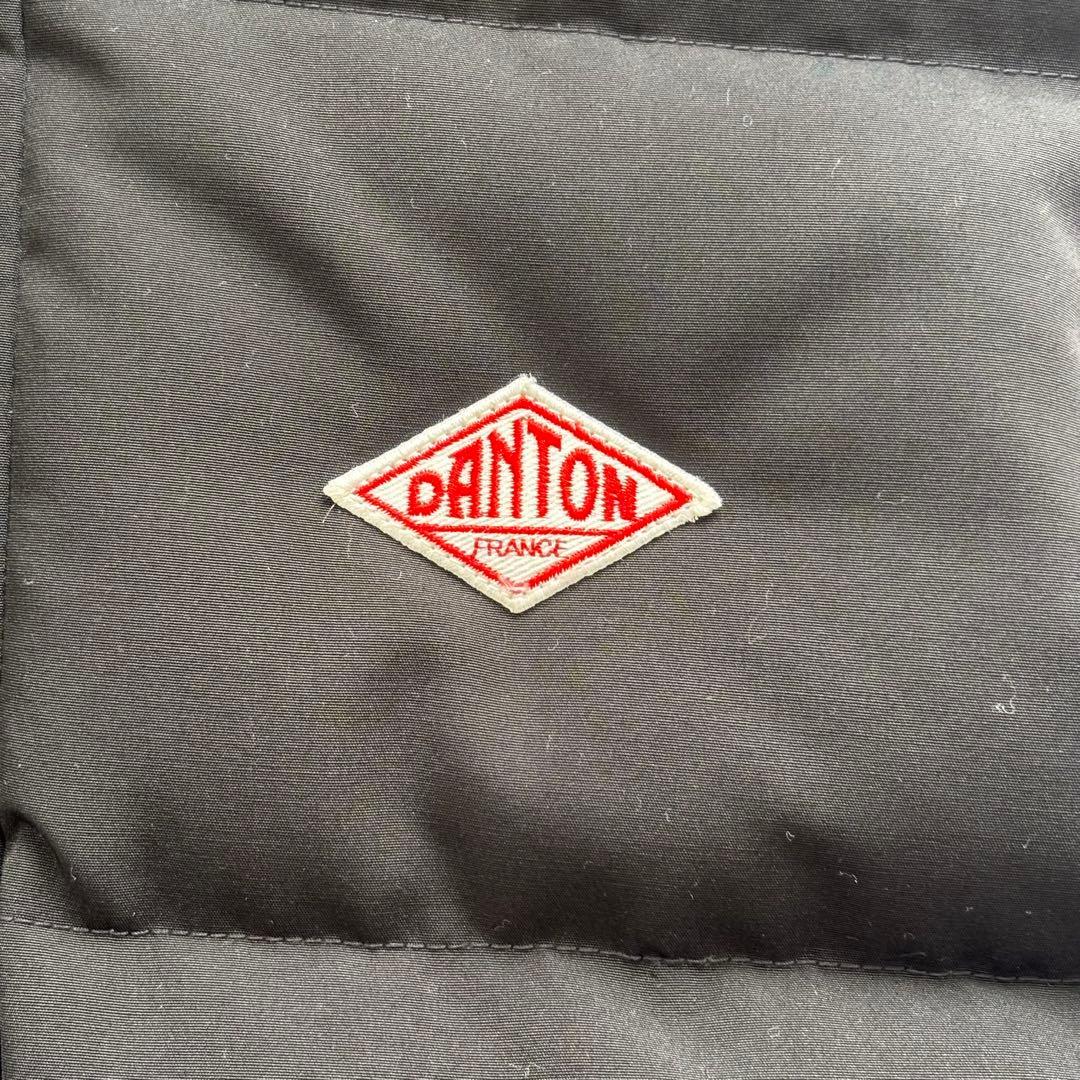 02459-7 DANTON ダントン　ダウンベスト　メンズ　フード　L