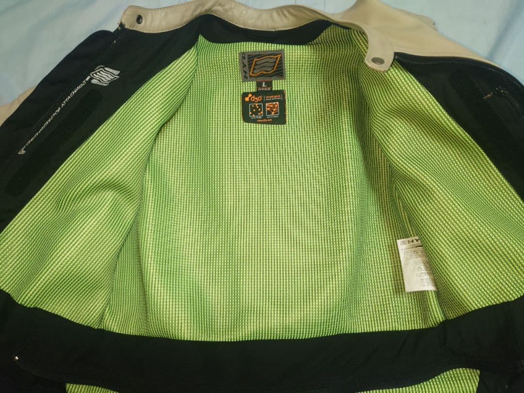 Hyod レザージャケット　L アイボリー