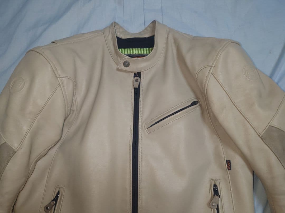 Hyod レザージャケット　L アイボリー