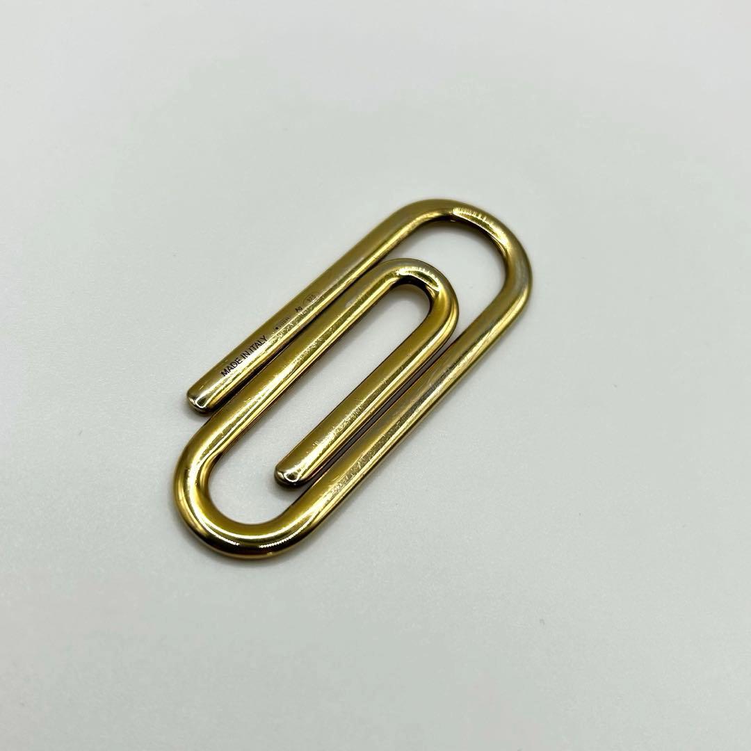 PRADA silver925 ゴールド色 マネークリップ