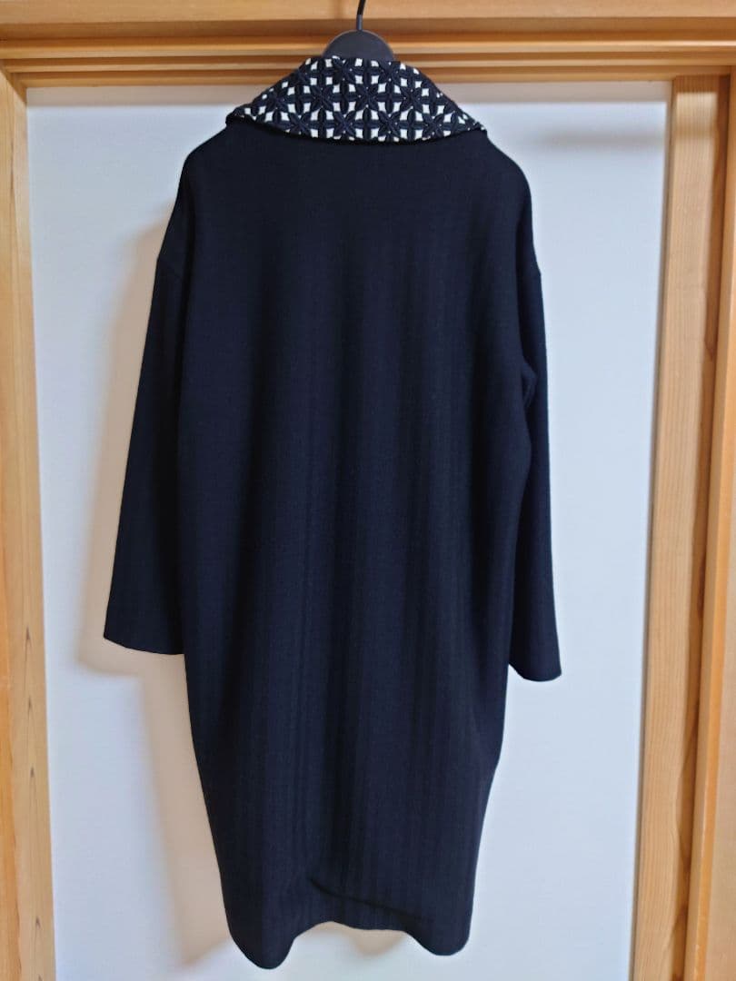 nooy　ヌーイ 付け襟コート　黒