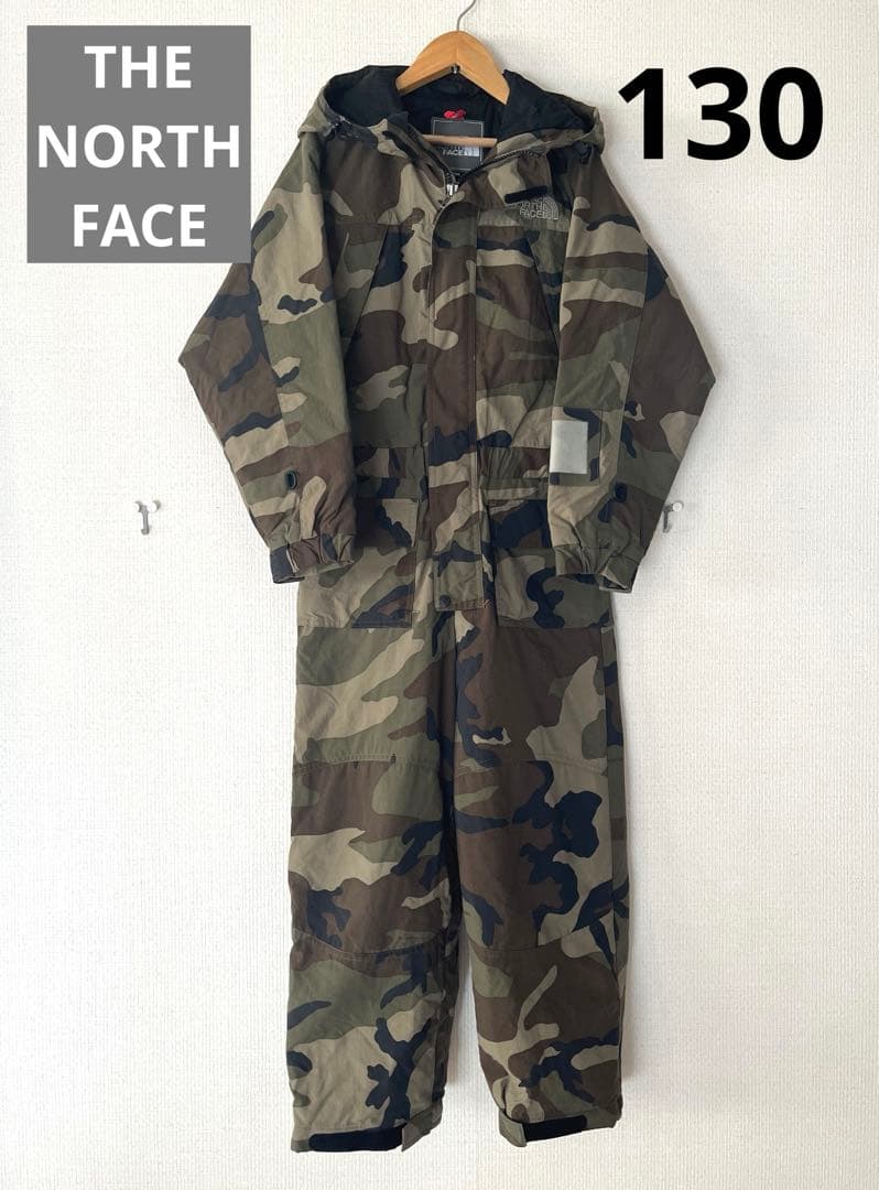 THE NORTH FACE 迷彩柄 スキー　キッズスノボ　ウェア　130
