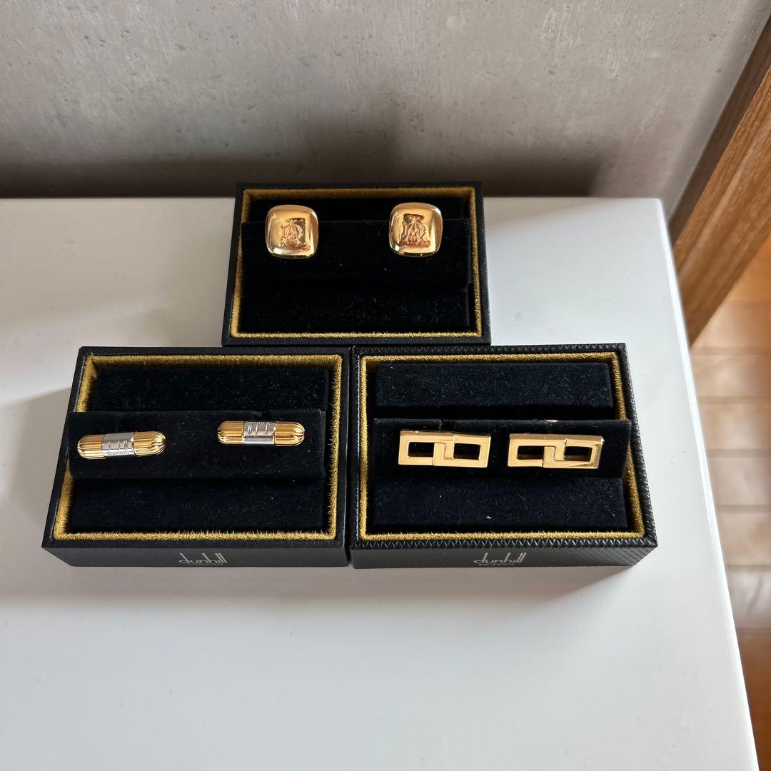 catwalkさま専用　ゴールドカフリンクス3セット