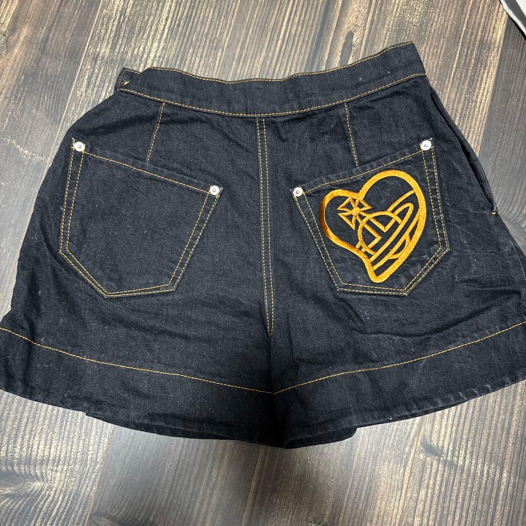 ヴィヴィアンウエストウッド　デニムショートパンツ キュロット